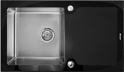 Стальная кухонная мойка Seaman Eco Glass SMG-860
