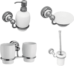 Набор аксессуаров для ванной и туалета Fixsen Bogema 3