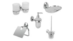 Набор аксессуаров для ванной и туалета Fixsen Europa 5.01