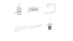 Набор аксессуаров для ванной и туалета Hansgrohe AddStoris 01.3