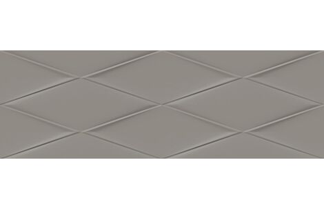 Cersanit Vegas рельеф серый 75x25