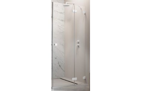 Стеклянная душевая дверь Radaway Essenza Pro White KDD