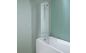Распашная стеклянная шторка для ванны Kolpa-san Sole TP 75
