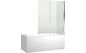 Распашная стеклянная шторка для ванны Aquanet Beta 4 NF6222