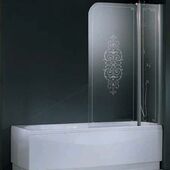 Распашная стеклянная шторка для ванны Novellini Aurora 3 Victoriana