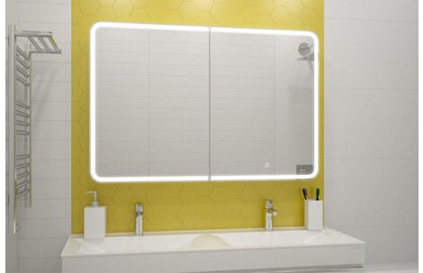 Зеркальный шкаф с сенсором Континент Avenue LED