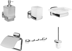 Набор аксессуаров для ванной и туалета Am.Pm Gem 02.2