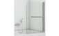 Распашная стеклянная шторка для ванны New Trendy Fun P-0013
