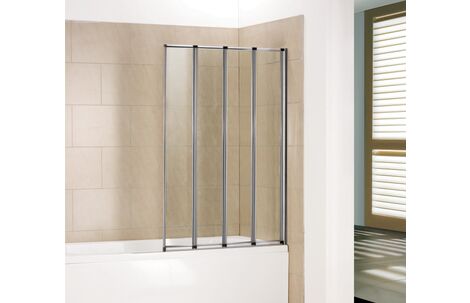 Складная стеклянная шторка для ванны RGW Screens SC-23/B