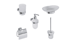 Набор аксессуаров для ванной и туалета Bemeta Oval 01