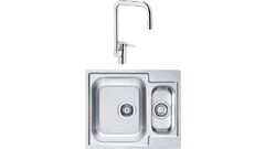 Комплект мойки Alveus Line 50 и смесителя Vitra Single Sink Mixer