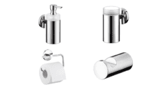 Набор аксессуаров для ванной и туалета Hansgrohe Logis 02.1