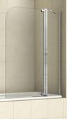 Распашная стеклянная душевая шторка для ванны Weltwasser WW100 100T2