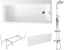 Готовое решение: акриловая ванна Lavinia Boho Catani с душевой системой Weltwasser TS 5280