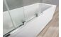 Раздвижная стеклянная шторка для ванны Cezares Stream VFS-11