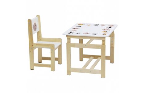 Детский письменный стол со стулом Polini kids Eco 400 SM