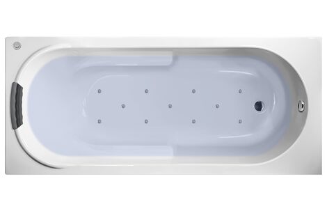 Гидро-аэромассажная акриловая ванна с хромотерапией Lavinia Boho Bristol