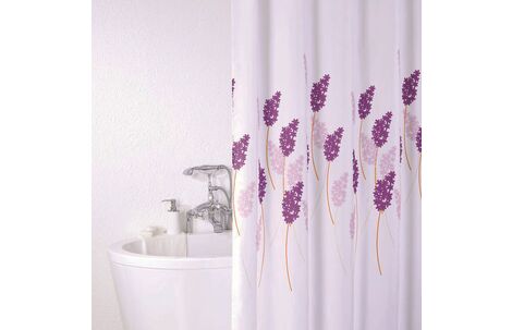 Шторка для ванной комнаты Iddis Lavender Happiness