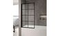 Распашная стеклянная шторка для ванны Rea Lagos-1