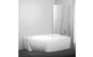 Распашная стеклянная шторка для ванны Ravak Rosa CVSK1