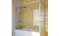 Раздвижная стеклянная шторка для ванны GuteWetter Practic Part GV-413A