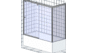 Раздвижная стеклянная шторка для ванны GuteWetter Slide Part GV-863B