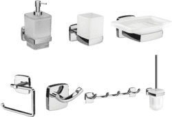 Набор аксессуаров для ванной и туалета Am.Pm Gem 01.3